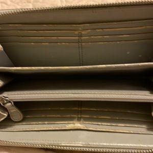 1001 Coach Opt C Dual Zipper Around Wallet